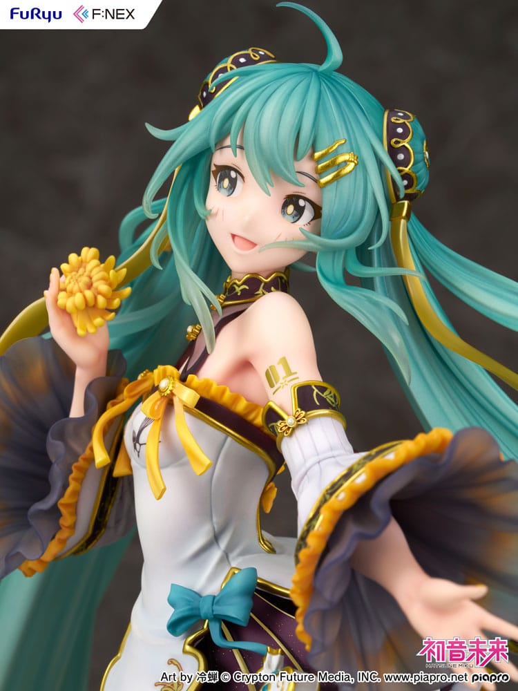 Statua in PVC Hatsune Miku F:NEX 1/7 Hatsune Miku Mid-Autumn Festival Ver. 27 centimetri