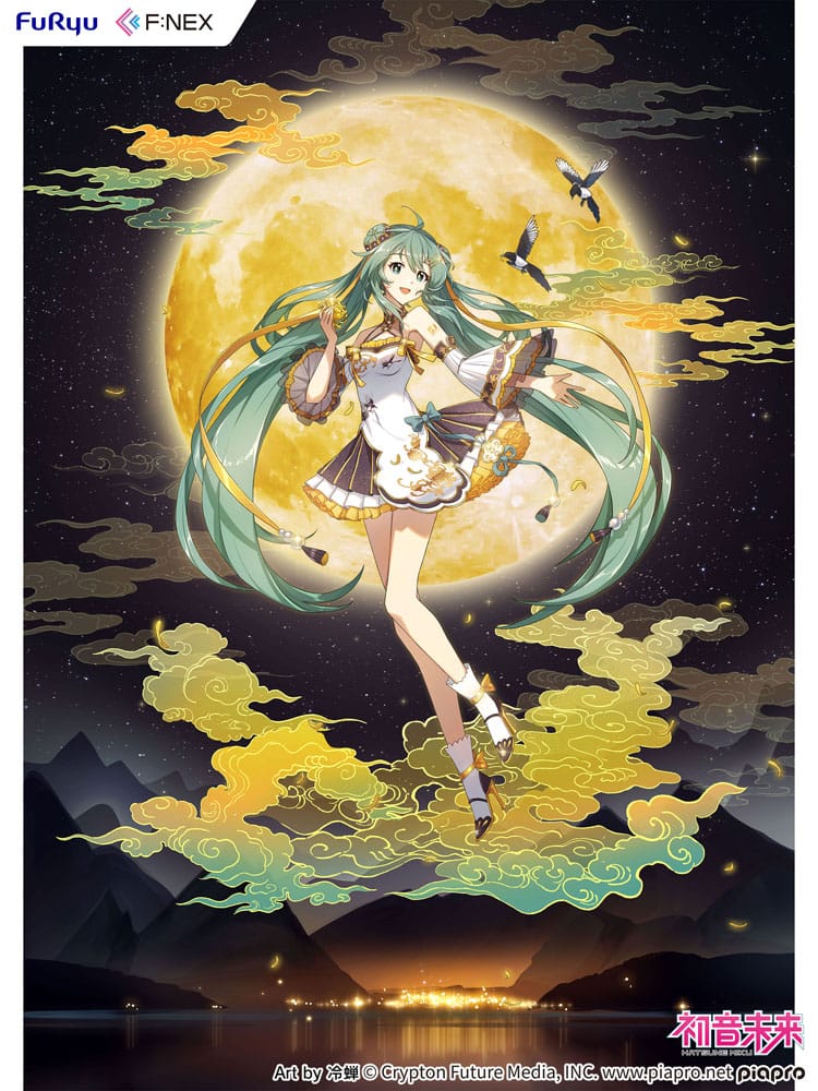 Statua in PVC Hatsune Miku F:NEX 1/7 Hatsune Miku Mid-Autumn Festival Ver. 27 centimetri