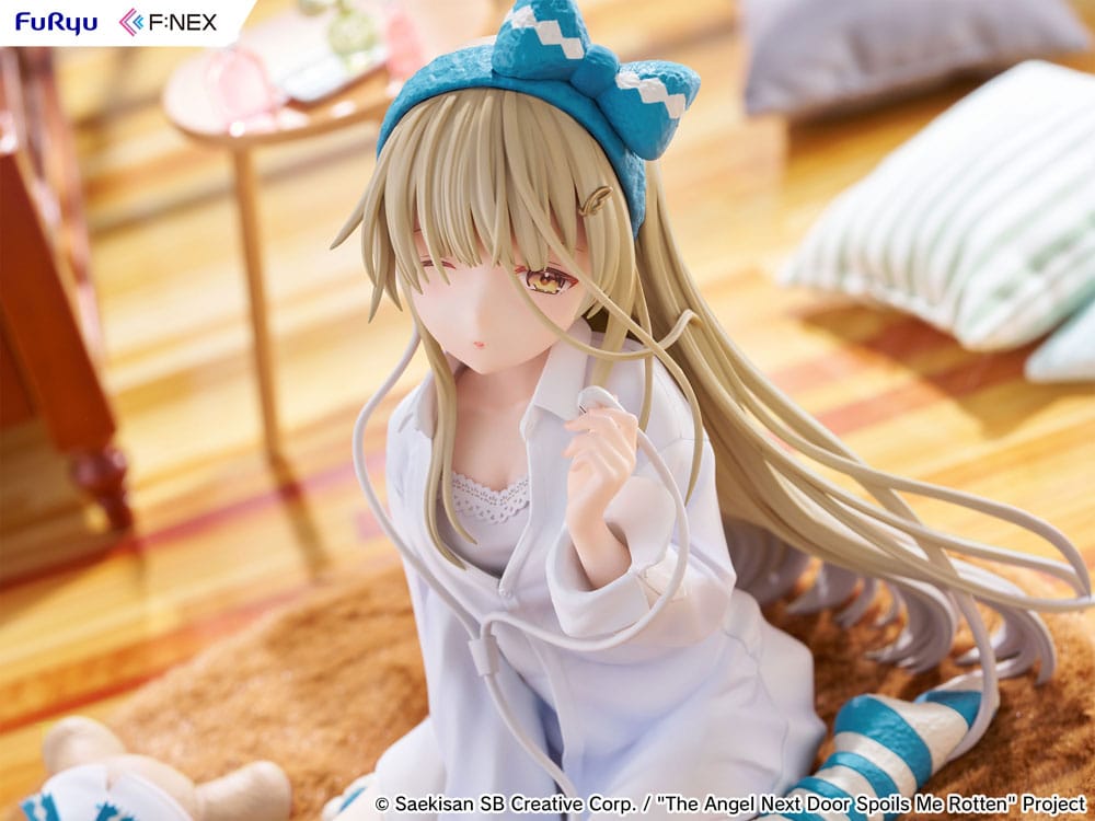 The Angel Next Door Spoils Me Rotten F:Nex PVC Statue 1/7 Mahiru Shiina Relax Ver. 14 cm