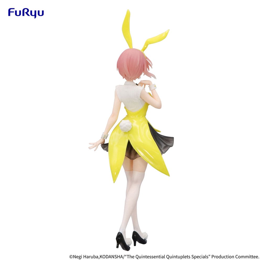 Statua in PVC del trio Try-iT dei Quintessential Quintuplets, Nakano Ichika Bunnies Ver. Un altro colore 24 cm