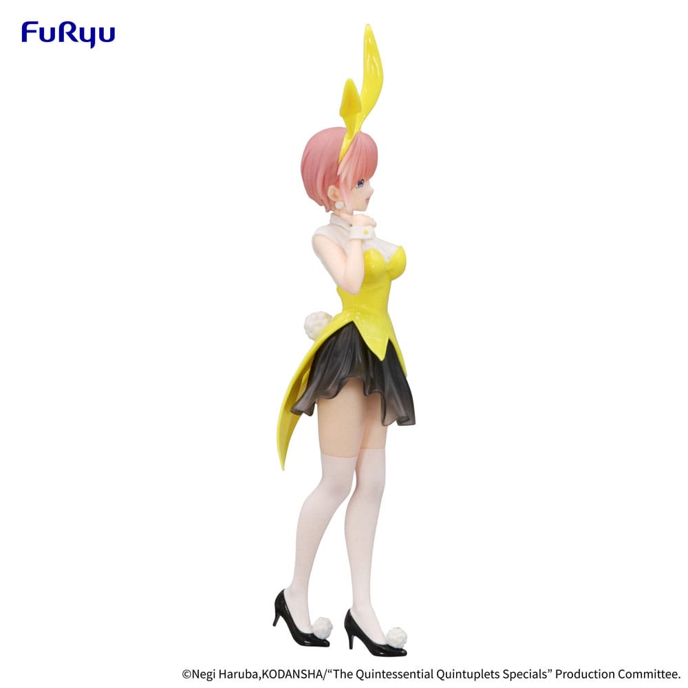Statua in PVC del trio Try-iT dei Quintessential Quintuplets, Nakano Ichika Bunnies Ver. Un altro colore 24 cm