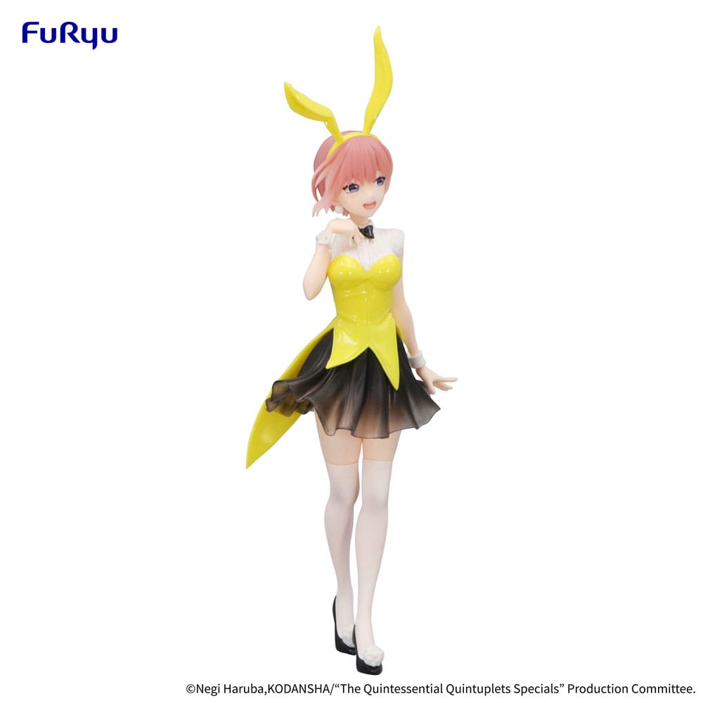 Statua in PVC del trio Try-iT dei Quintessential Quintuplets, Nakano Ichika Bunnies Ver. Un altro colore 24 cm