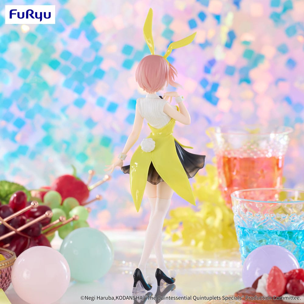 Statua in PVC del trio Try-iT dei Quintessential Quintuplets, Nakano Ichika Bunnies Ver. Un altro colore 24 cm