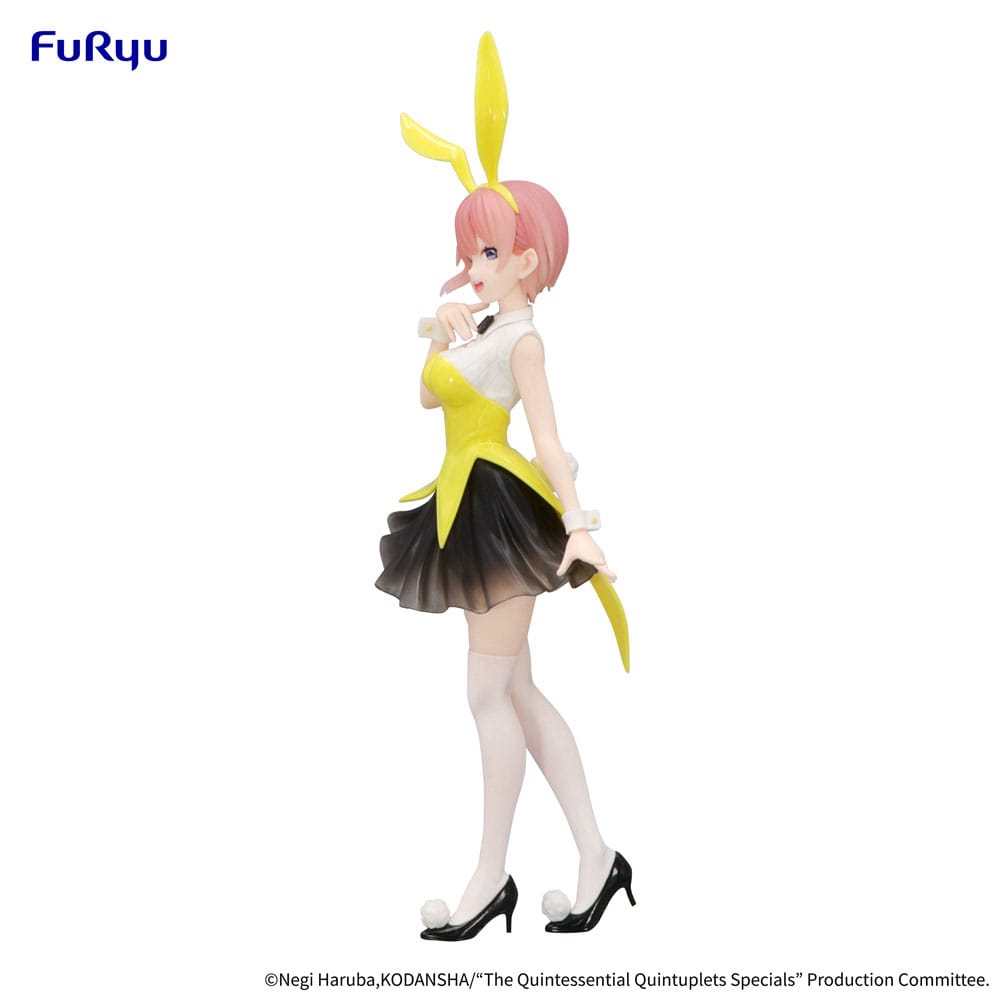 Statua in PVC del trio Try-iT dei Quintessential Quintuplets, Nakano Ichika Bunnies Ver. Un altro colore 24 cm