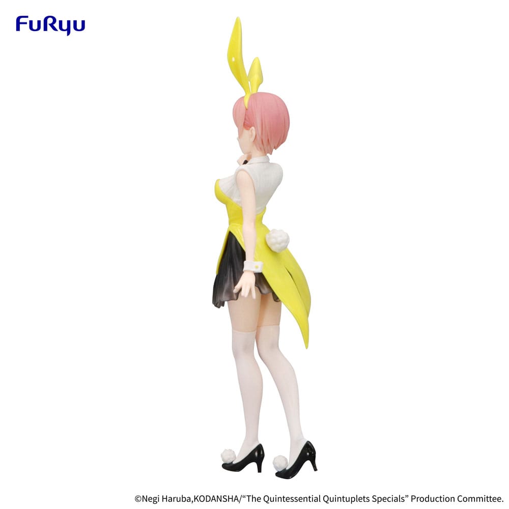 Statua in PVC del trio Try-iT dei Quintessential Quintuplets, Nakano Ichika Bunnies Ver. Un altro colore 24 cm