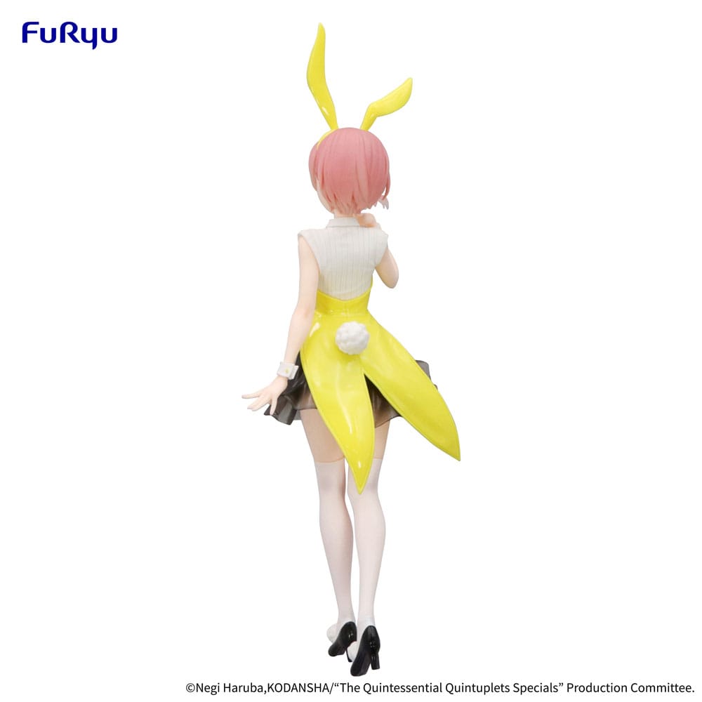 Statua in PVC del trio Try-iT dei Quintessential Quintuplets, Nakano Ichika Bunnies Ver. Un altro colore 24 cm