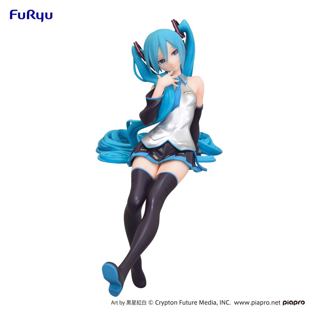 Hatsune Miku Noodle Stopper Statua in PVC Kuroboshi Kouhaku Ver. (ripetizione) 14 cm