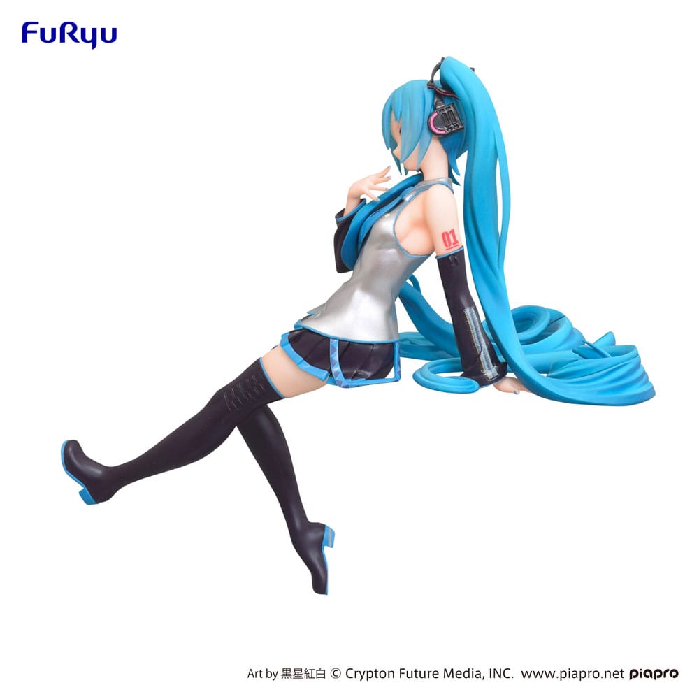 Hatsune Miku Noodle Stopper Statua in PVC Kuroboshi Kouhaku Ver. (ripetizione) 14 cm