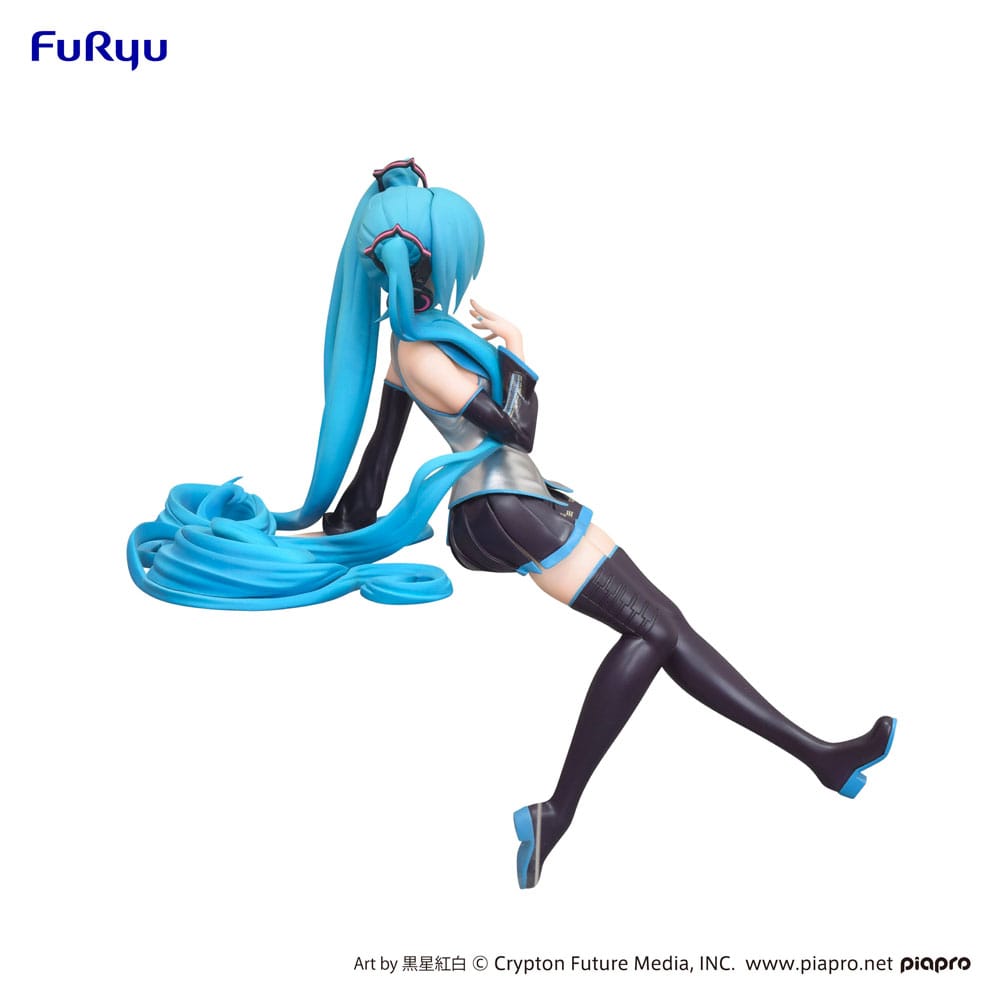 Hatsune Miku Noodle Stopper Statua in PVC Kuroboshi Kouhaku Ver. (ripetizione) 14 cm