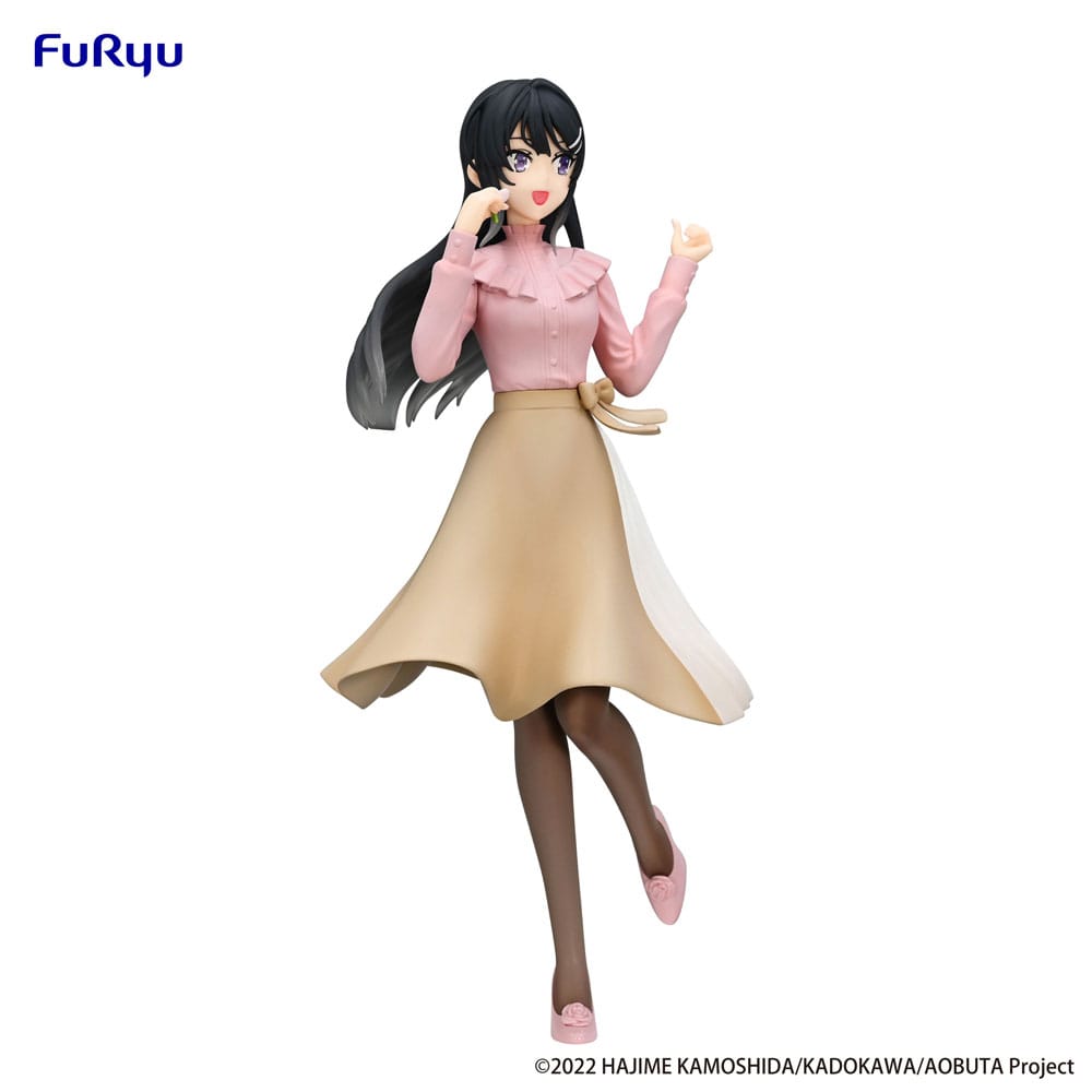 Statua in PVC Rascal Does Not Dream of Bunny Girl Senpai Trio-Try-iT Mai Sakurajima Spring Outfit Ver. 21 centimetri