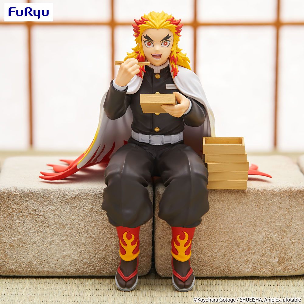 Demon Slayer: Kimetsu no Yaiba Noodle Stopper PVC Statue Rengoku Kyojuro 14 cm