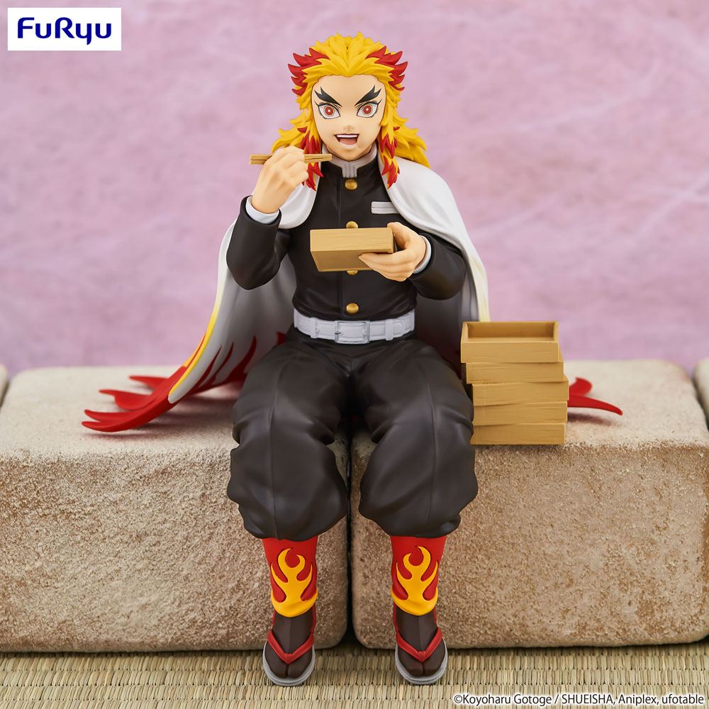 Demon Slayer: Kimetsu no Yaiba Noodle Stopper PVC Statue Rengoku Kyojuro 14 cm