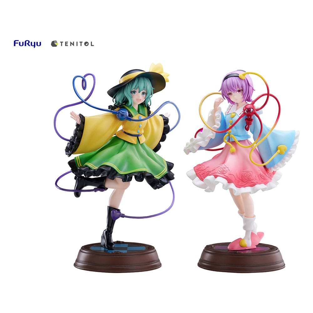 Touhou Project Tenitol Statua in PVC Koishi Komeiji e Satori Komeiji 22 cm
