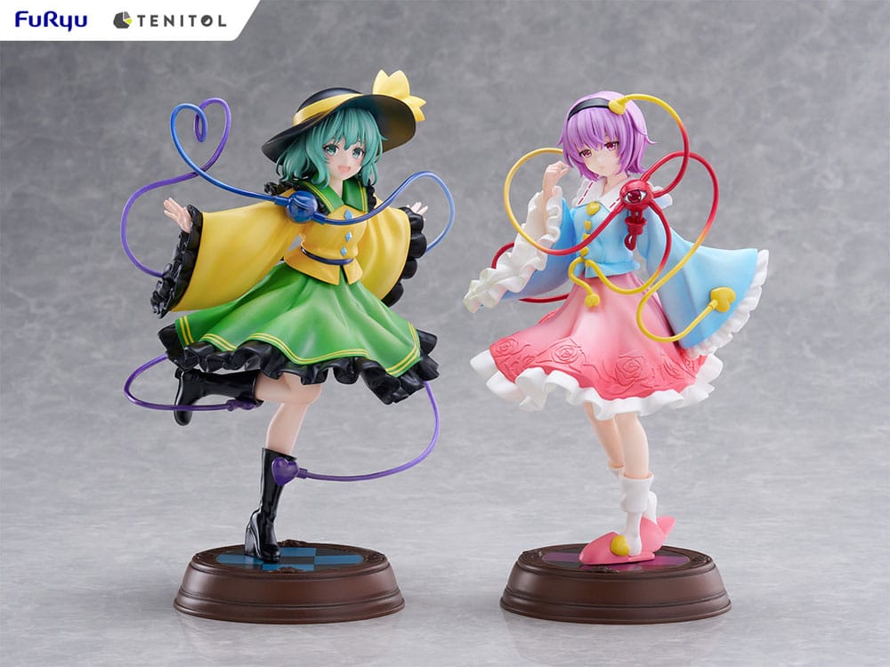 Touhou Project Tenitol Statua in PVC Koishi Komeiji e Satori Komeiji 22 cm