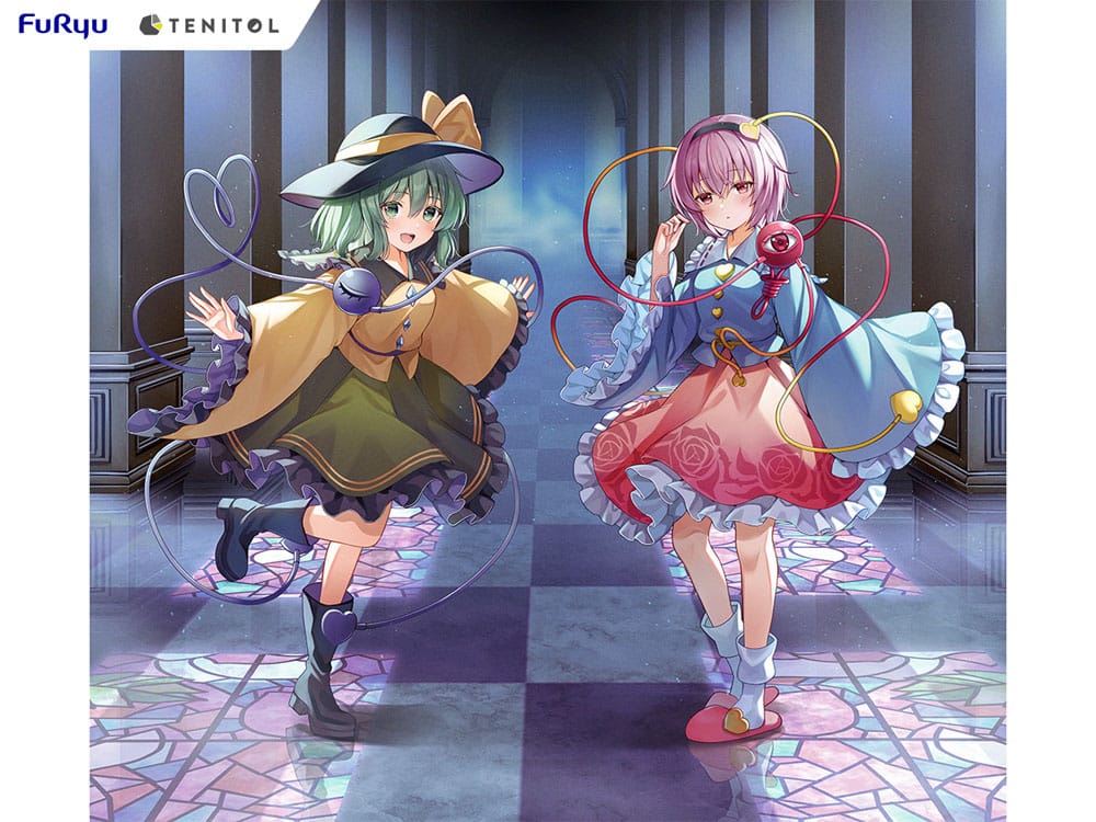 Touhou Project Tenitol Statua in PVC Koishi Komeiji e Satori Komeiji 22 cm