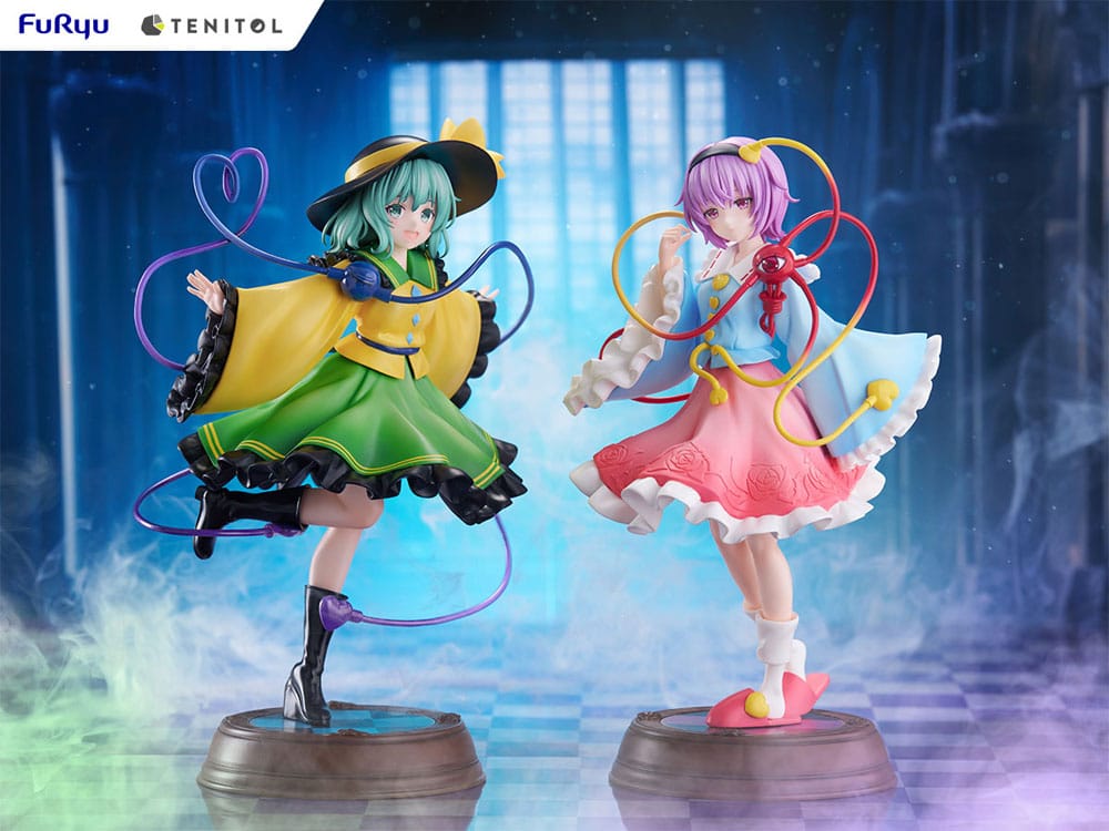 Touhou Project Tenitol Statua in PVC Koishi Komeiji e Satori Komeiji 22 cm