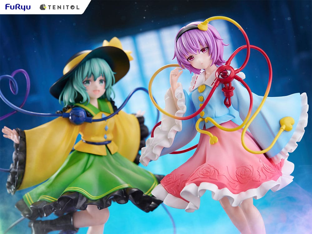 Touhou Project Tenitol Statua in PVC Koishi Komeiji e Satori Komeiji 22 cm