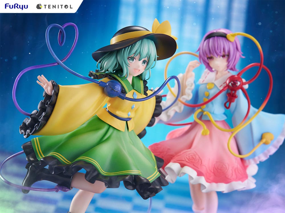 Touhou Project Tenitol Statua in PVC Koishi Komeiji e Satori Komeiji 22 cm