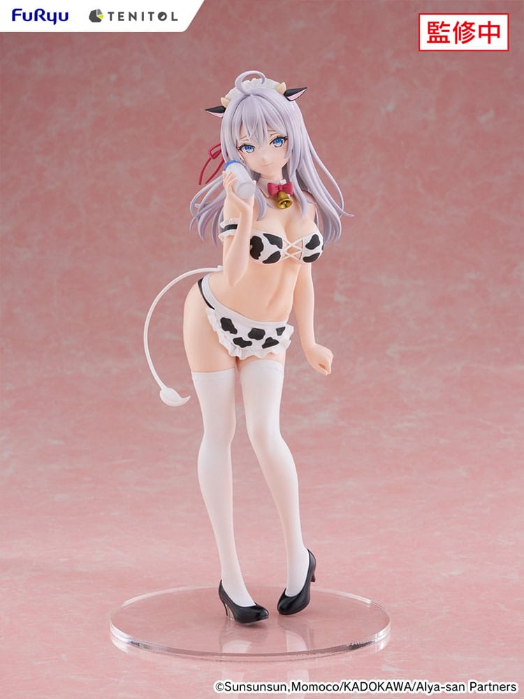 Alya Sometimes Hides Her Feelings in Russian Tenitol Tall PVC Statue Alya Cow Costume Ver. 29 cm