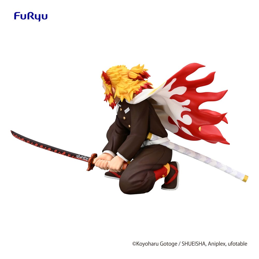 Demon Slayer: Kimetsu no Yaiba Noodle Stopper PVC Statue Rengoku Kyojuro Battle Ver. 10 cm