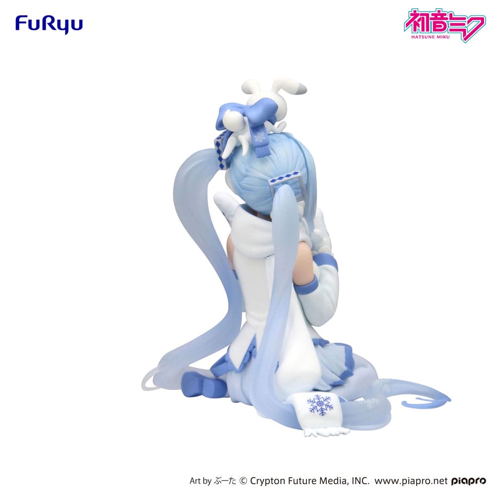 Hatsune Miku Noodle Stopper PVC Statue Snow Miku Sky Town 10th Ver. 10 cm