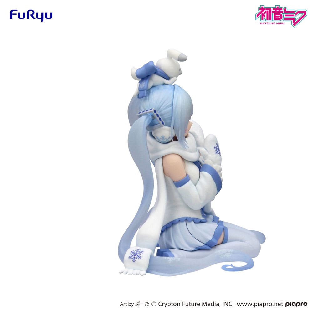 Hatsune Miku Noodle Stopper PVC Statue Snow Miku Sky Town 10th Ver. 10 cm
