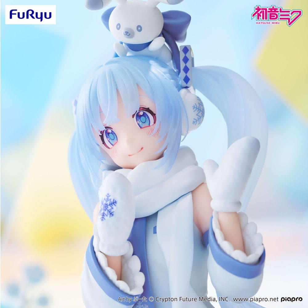 Hatsune Miku Noodle Stopper PVC Statue Snow Miku Sky Town 10th Ver. 10 cm