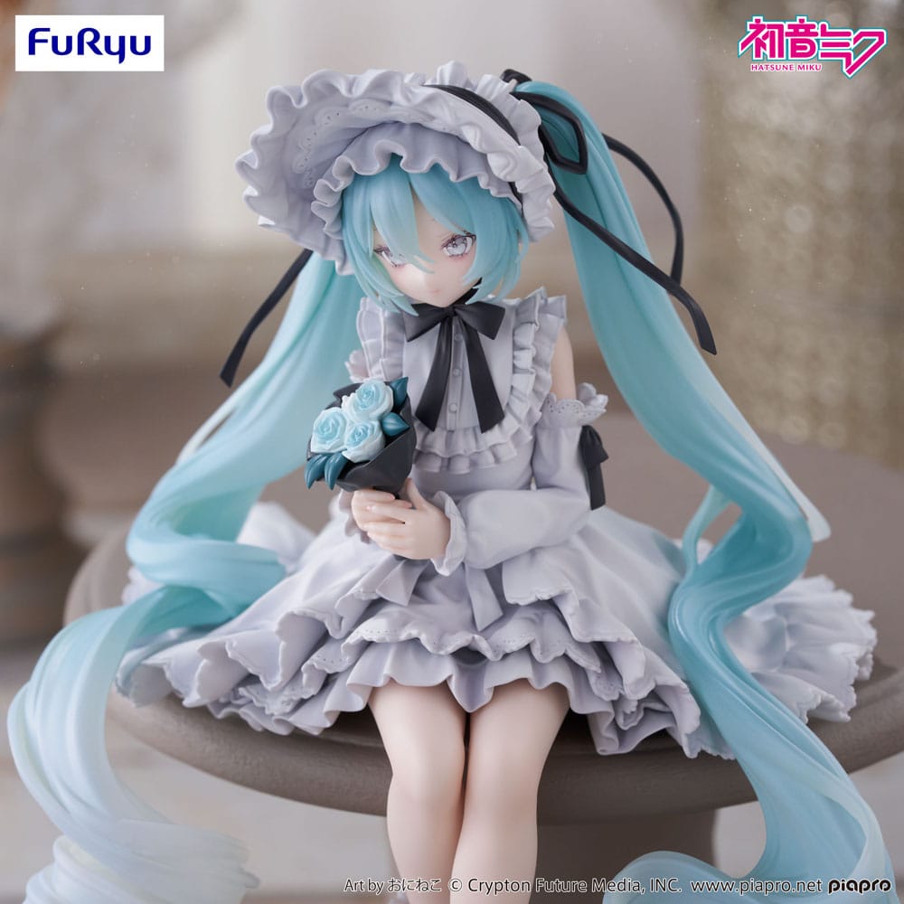 Hatsune Miku Noodle Stopper PVC Statue Vintage Doll Style 15 cm