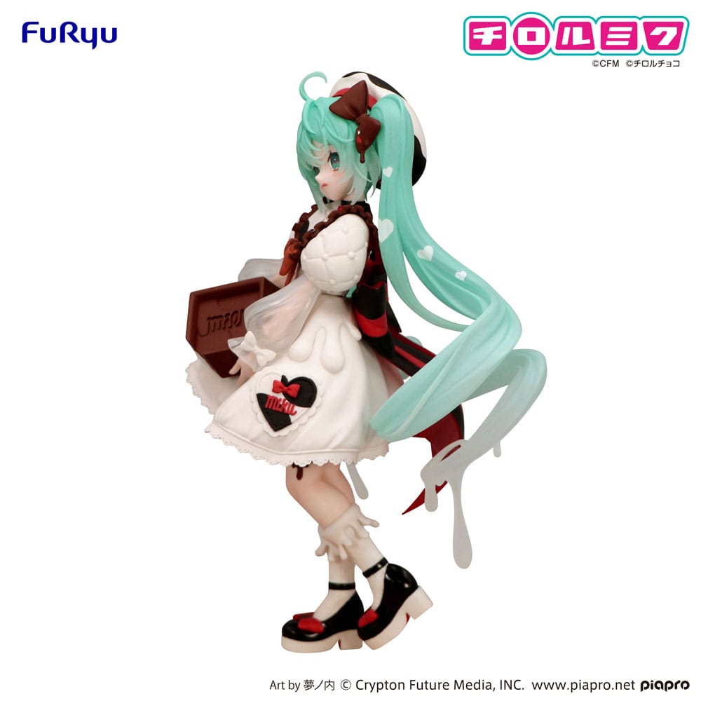 Hatsune Miku x Tirol Choco Trio-Try-iT PVC Statue Hatsune Miku Milk Ver. 18 cm