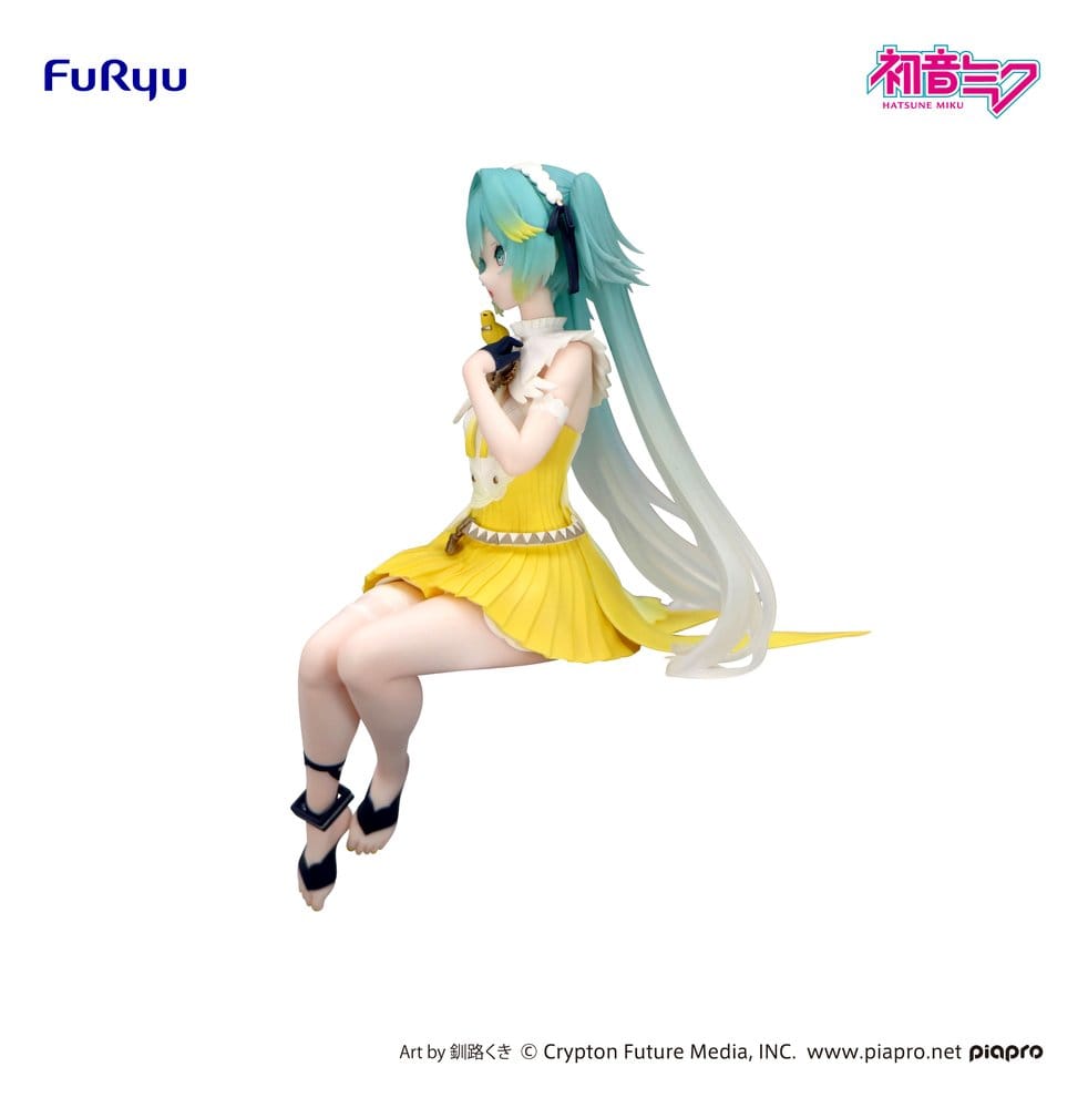Hatsune Miku Noodle Stopper PVC Statue Canary Bird heo exclusive 14 cm