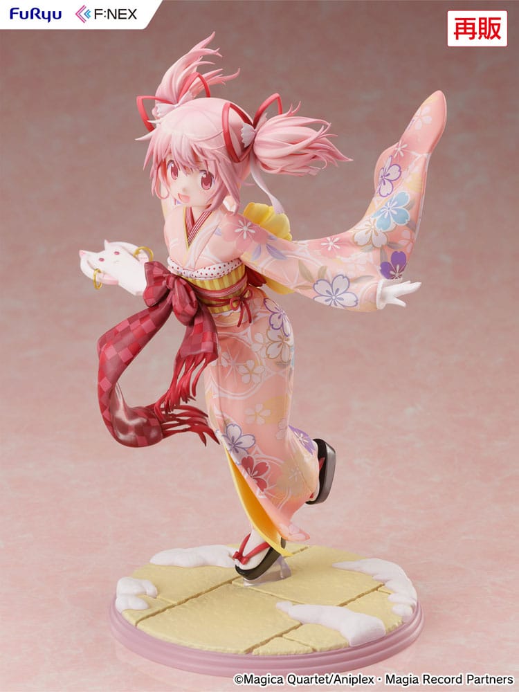 Puella Magi Madoka Magica Side Story Magia Record PVC Statue 1/7 Madoka Kaname Kimono Ver. 22 cm