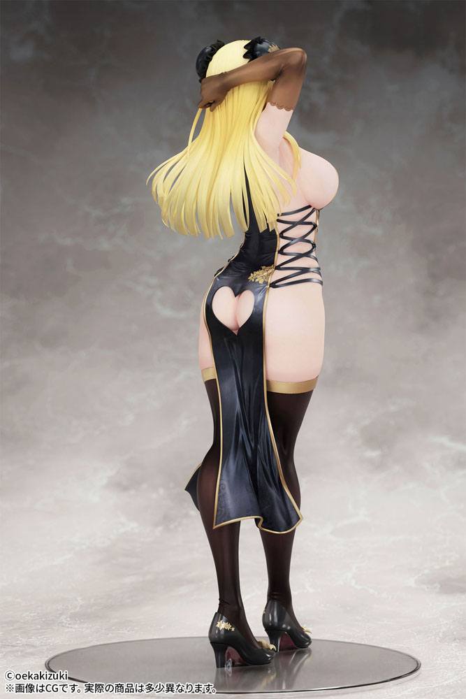 Original Character Statue 1/7 China Girl Black Ver. Illustrated by Oekakizuki 20cm