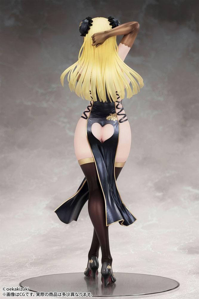 Original Character Statue 1/7 China Girl Black Ver. Illustrated by Oekakizuki 20cm