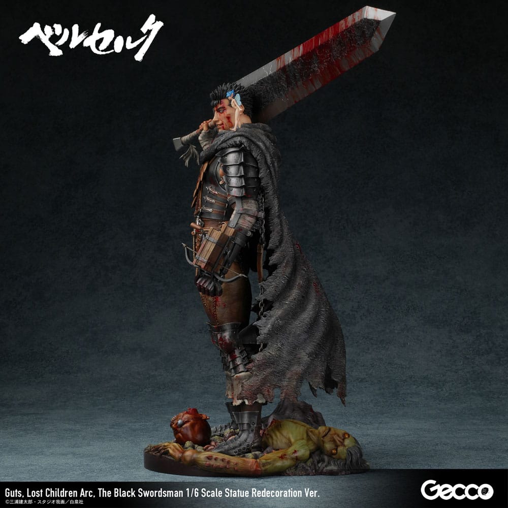 Berserk Statue 1/6 Guts Lost Children Arc The Black Swordsman Redecoration Ver. 38 cm