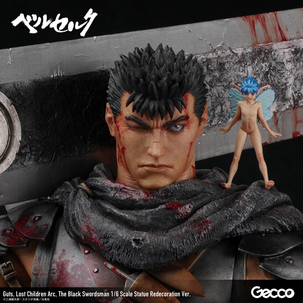 Berserk Statue 1/6 Guts Lost Children Arc The Black Swordsman Redecoration Ver. 38 cm