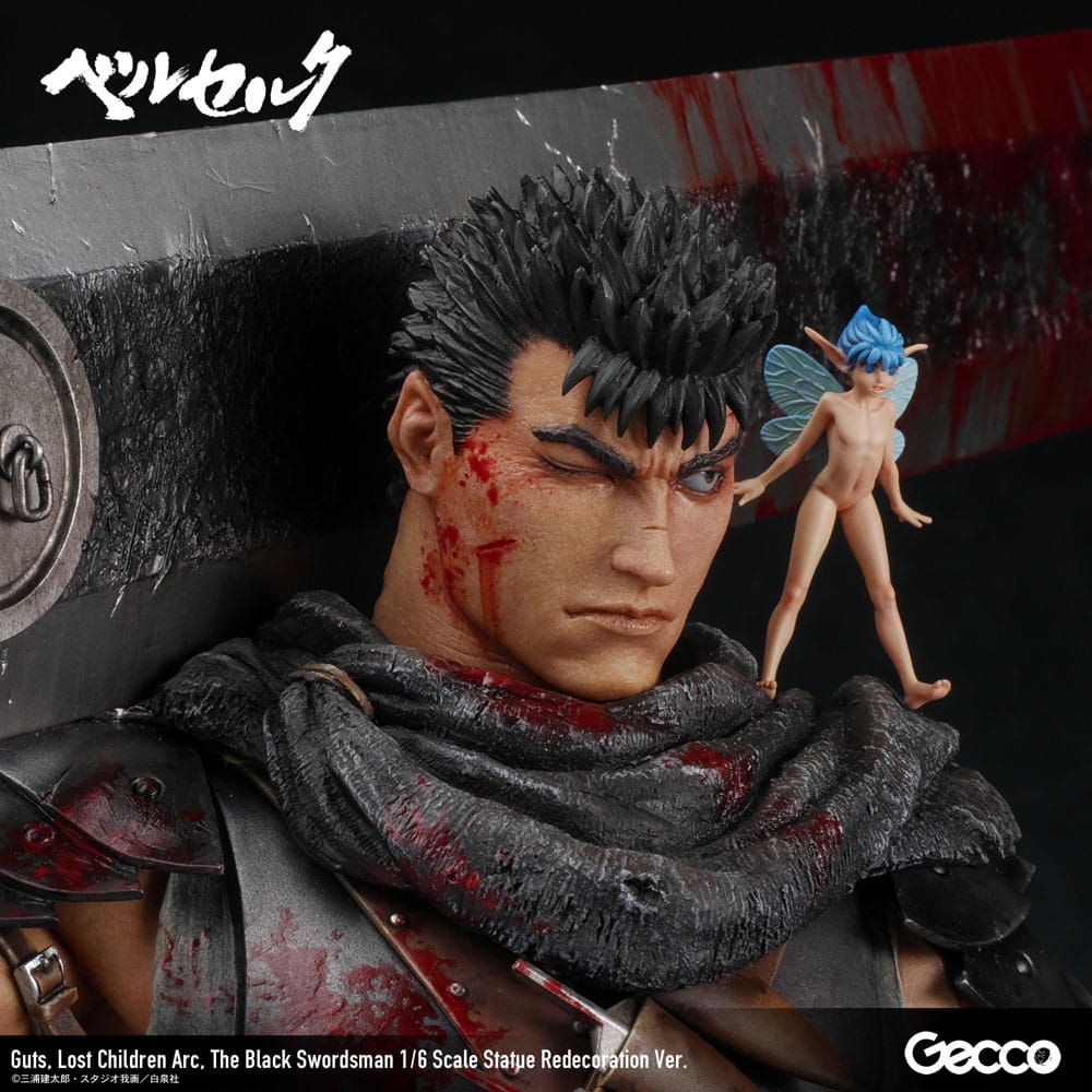 Berserk Statue 1/6 Guts Lost Children Arc The Black Swordsman Redecoration Ver. 38 cm