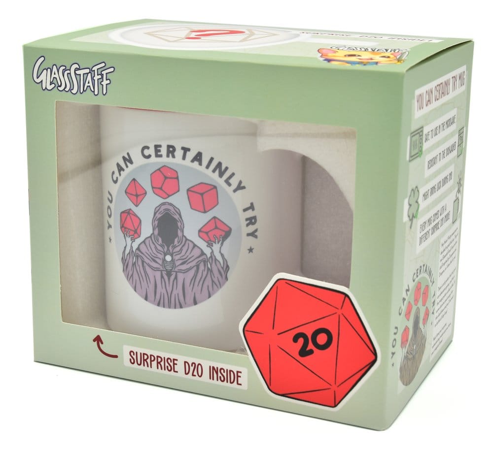 Glassstaff Gift Set Mug & Dice D20 You can certainly try