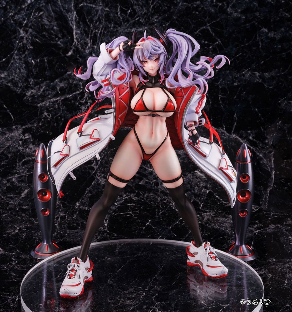 Statua in PVC Erotic Gears 1/6 Girl Rouge Illustrazione di Ulrich 30 cm