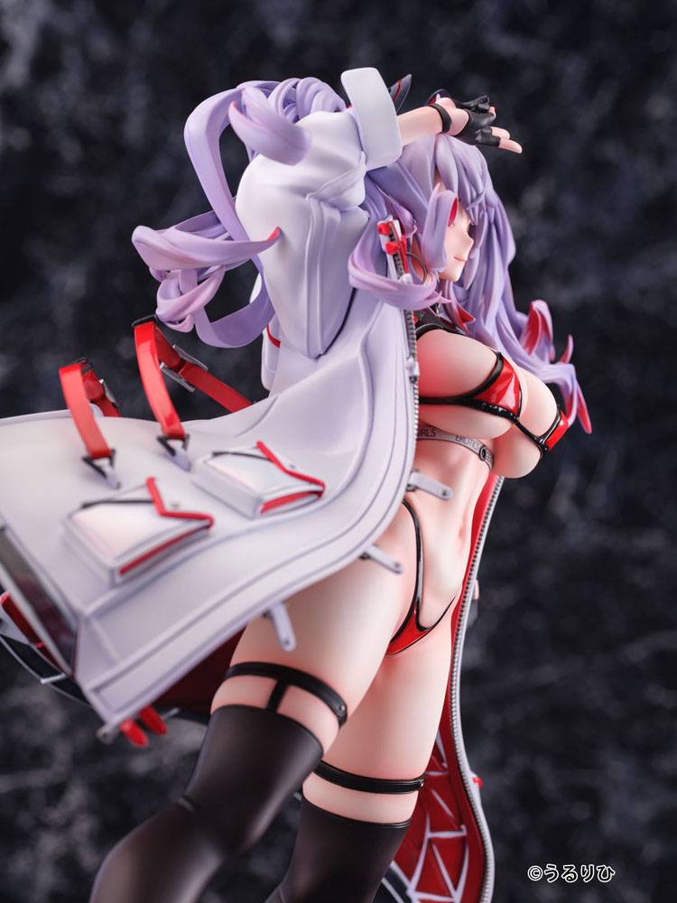 Statua in PVC Erotic Gears 1/6 Girl Rouge Illustrazione di Ulrich 30 cm