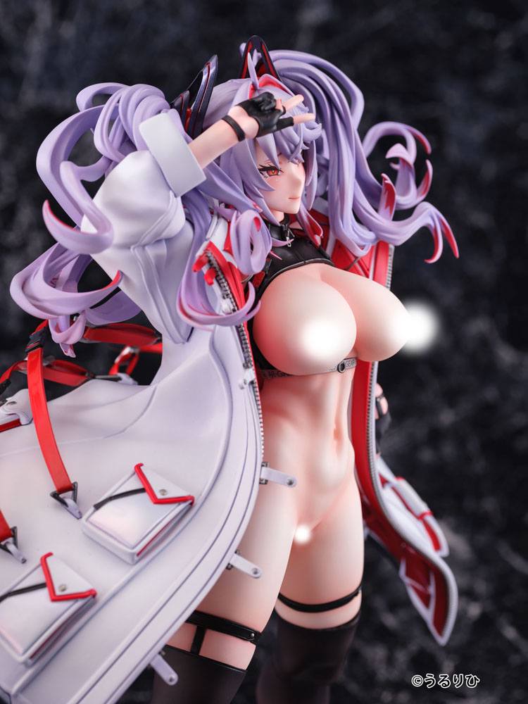 Statua in PVC Erotic Gears 1/6 Girl Rouge Illustrazione di Ulrich 30 cm