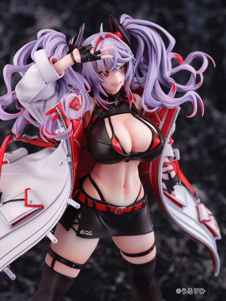 Statua in PVC Erotic Gears 1/6 Girl Rouge Illustrazione di Ulrich 30 cm