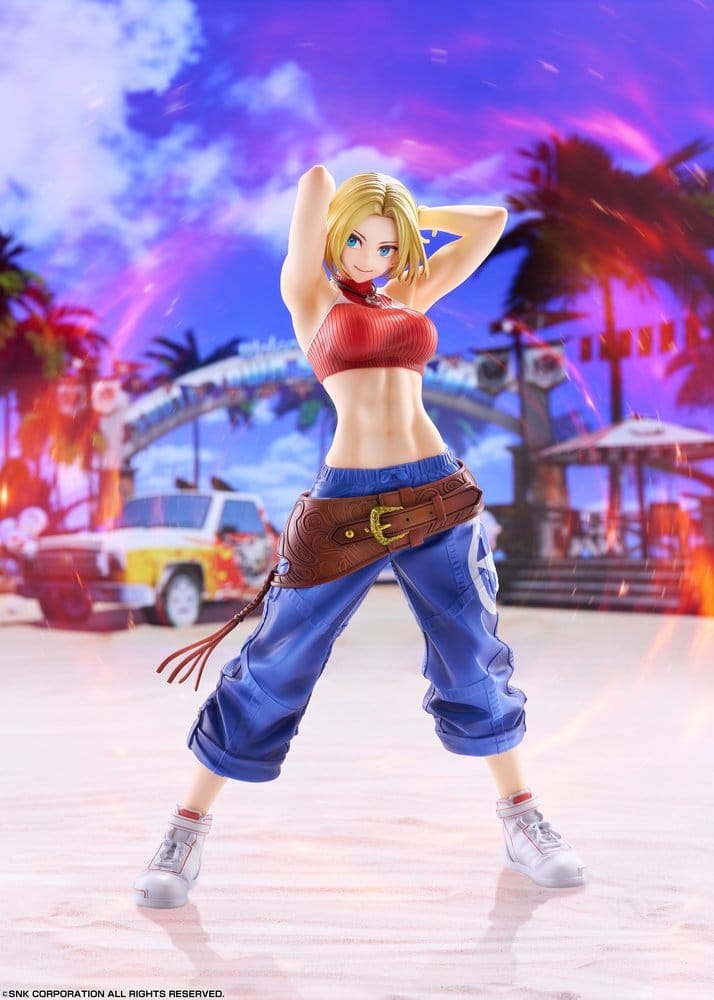 Fighting Girls Collection The King of Fighters XV PVC Figure 1/7 Blue Mary 26 cm