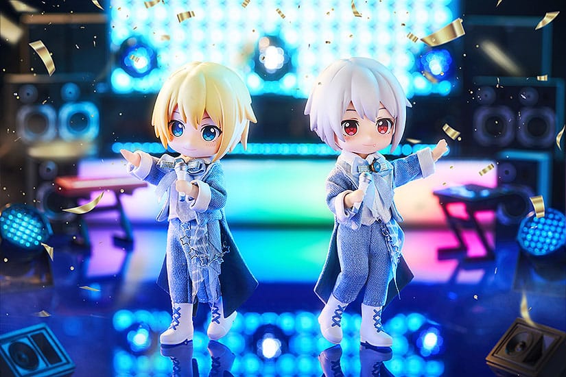 Accessori originali per personaggi di bambole Nendoroid, set di abiti: abito da idolo - ragazzo (blu Sax)