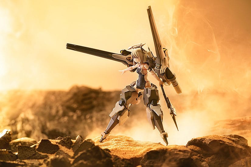 Action figure Hyper Body con cannone a particelle cariche, combattente multiuso: Cuckoo 29 cm