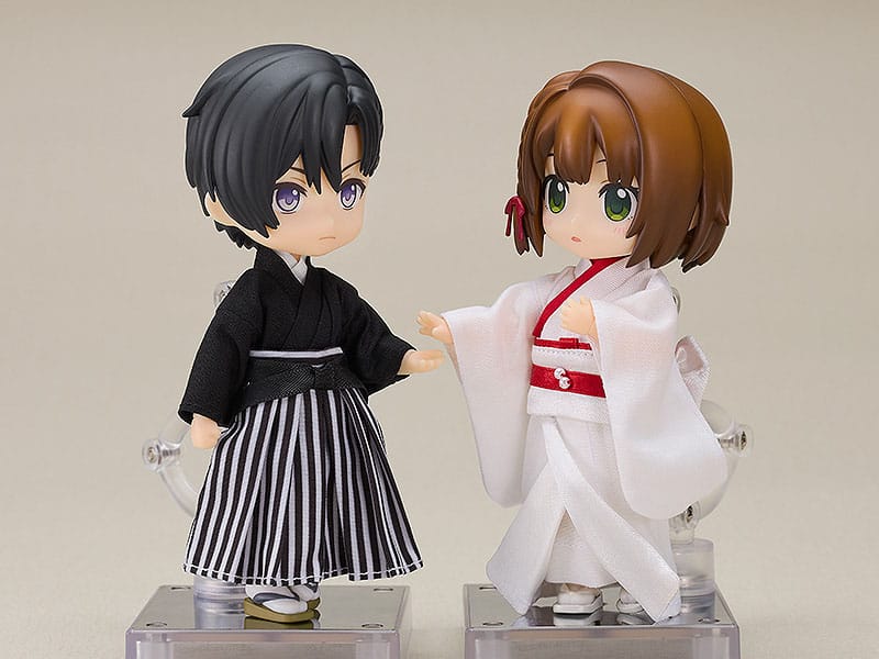 Accessori originali per personaggi di bambole Nendoroid, set di abiti: Haori e Hakama