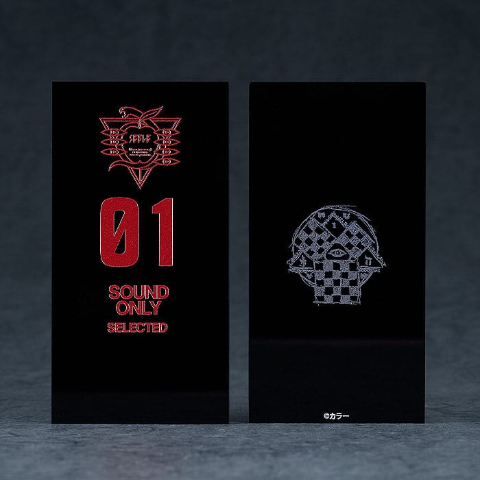 Ricostruzione di Evangelion Nendoroid Più set di accessori SEELE Custodia con supporto in acrilico (10)