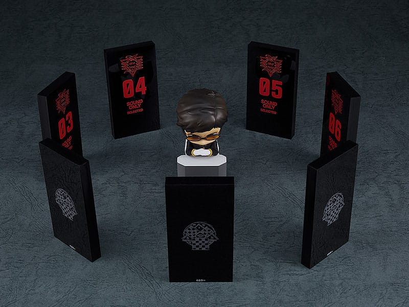 Ricostruzione di Evangelion Nendoroid Più set di accessori SEELE Custodia con supporto in acrilico (10)