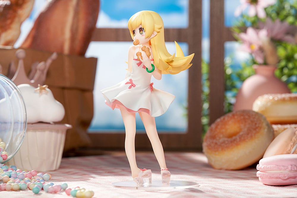 Statua in PVC della serie Monogatari Pop Up Parade di Shinobu Oshino, 14 cm