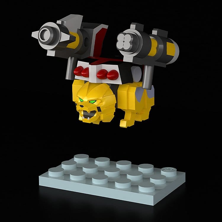 The Brave Fighter of Legend Da-Garn Brickroid Action Figure Ga-Orn (Animal Mode) 2 cm