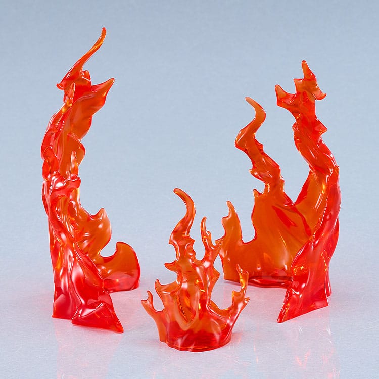 The Simple Effect Parts for Figures Flames: Red